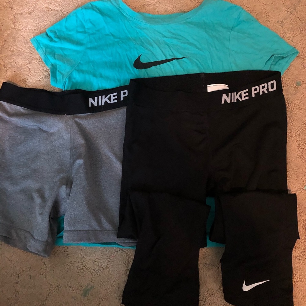 girls large nike bundle